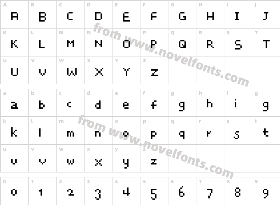 nari9Character Map