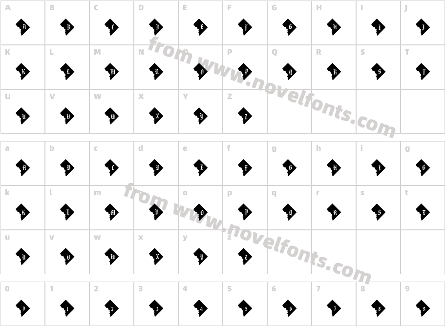 pf_dcCharacter Map