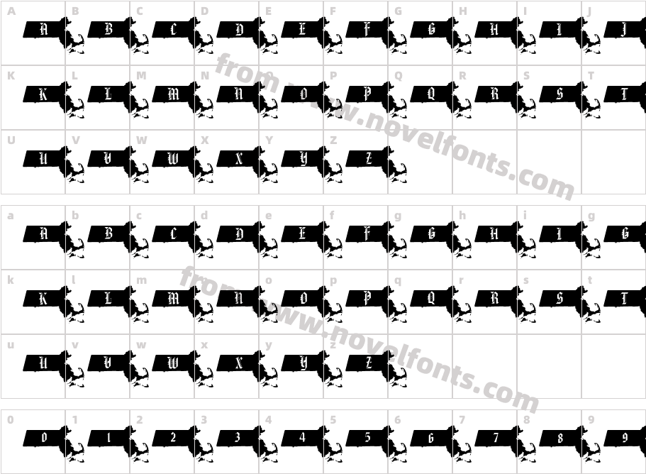 pf_maCharacter Map