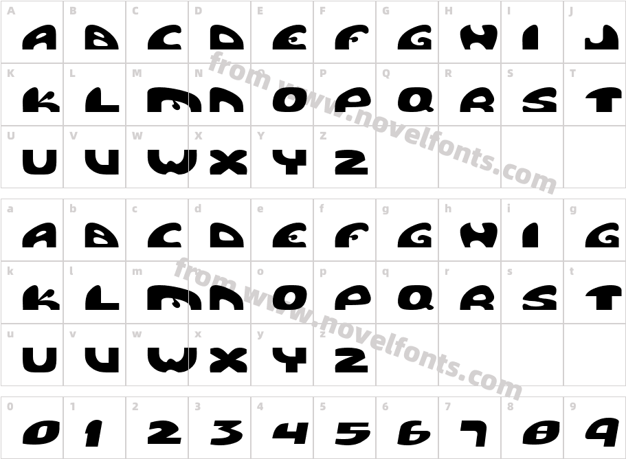 pigpenCharacter Map