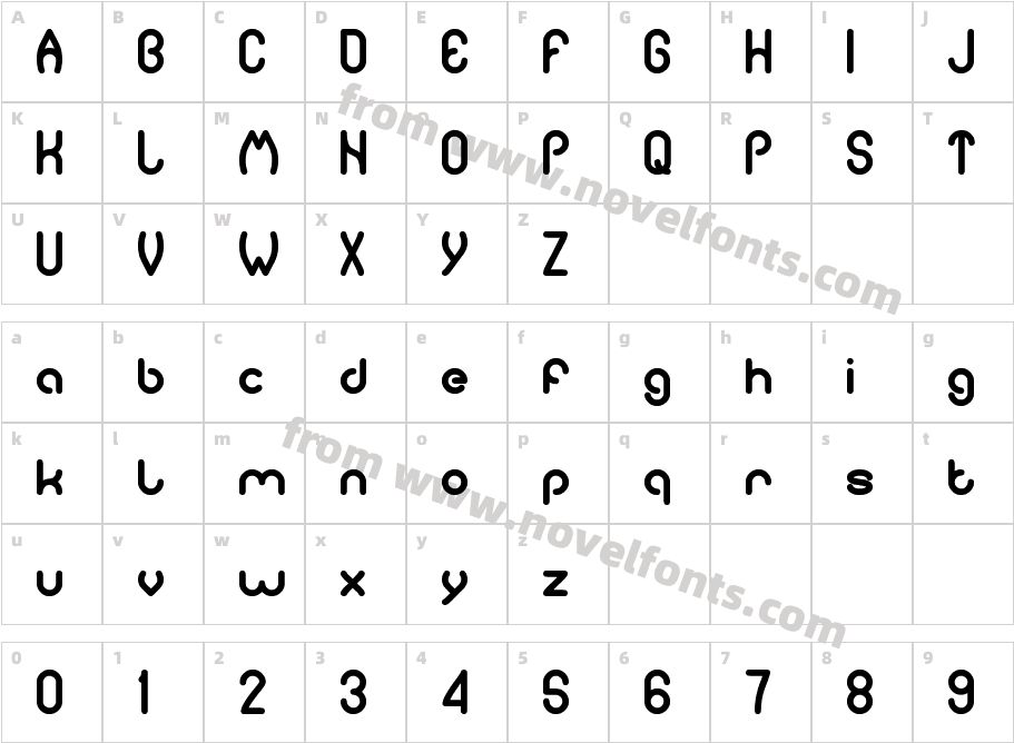 pure and simple everytimeCharacter Map