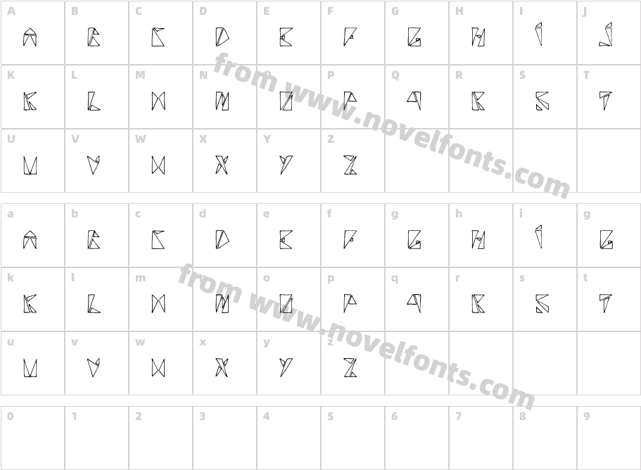 rancunetriangulaireCharacter Map