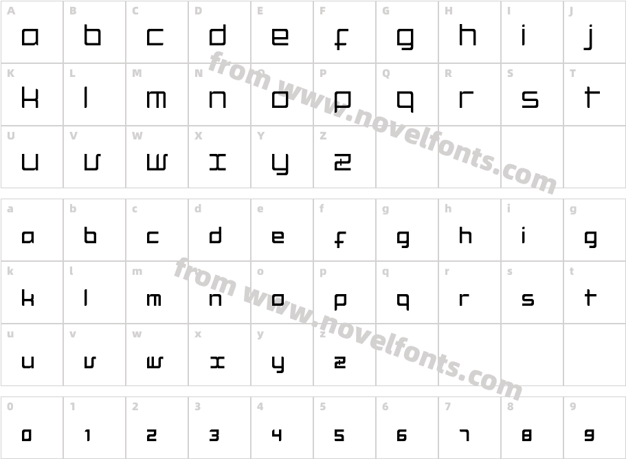 read Alphabet RegularCharacter Map