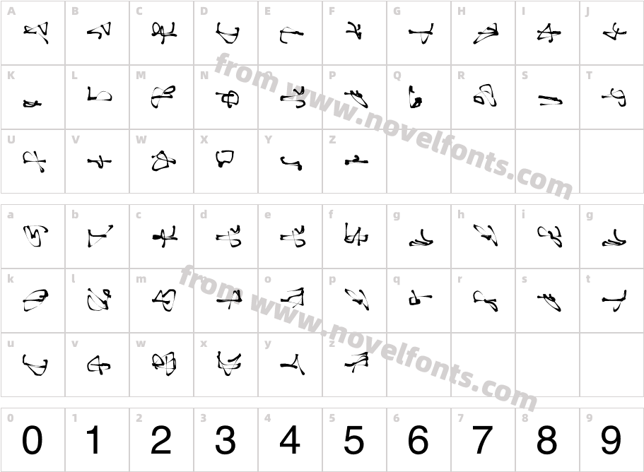 scribble2Character Map