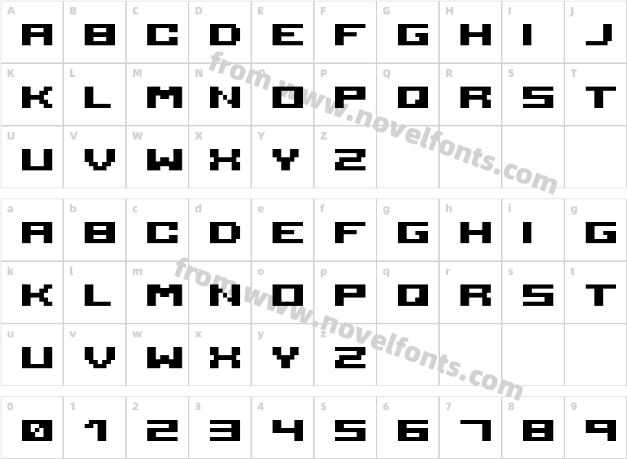 serious3bCharacter Map