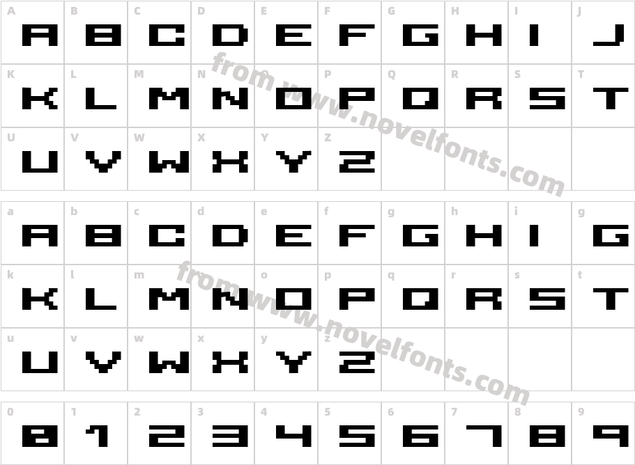 serious4bCharacter Map