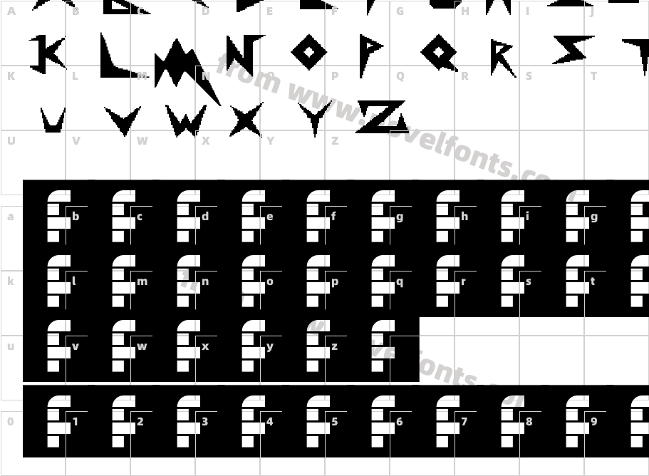 shawttiie spikes RegularCharacter Map