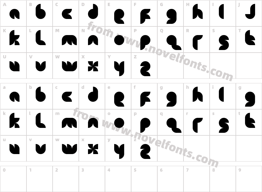 snowmaskCharacter Map