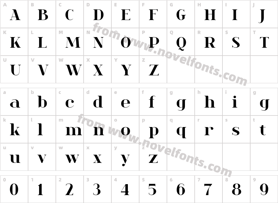 spinweradCharacter Map