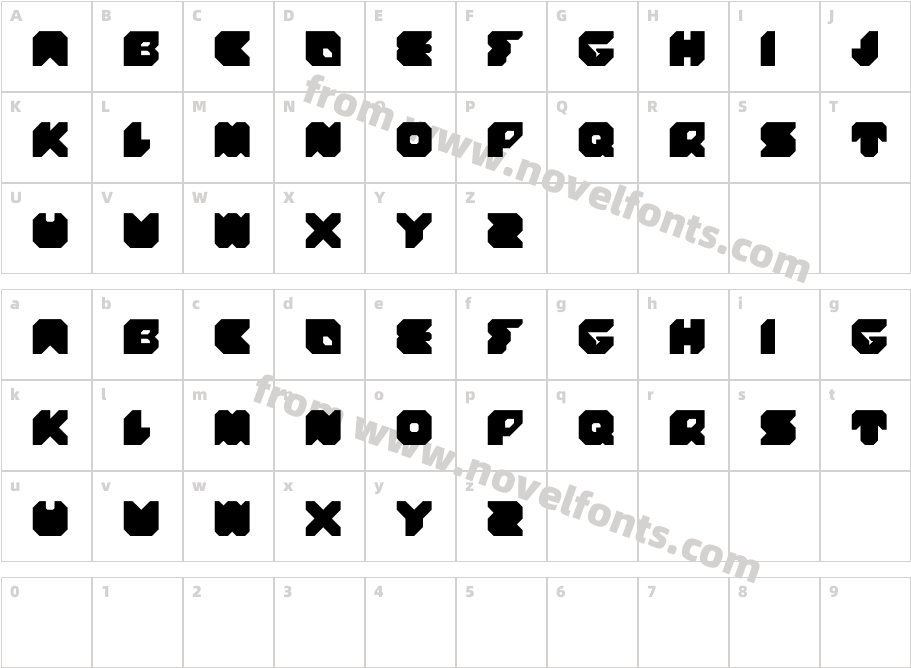 strangerCharacter Map