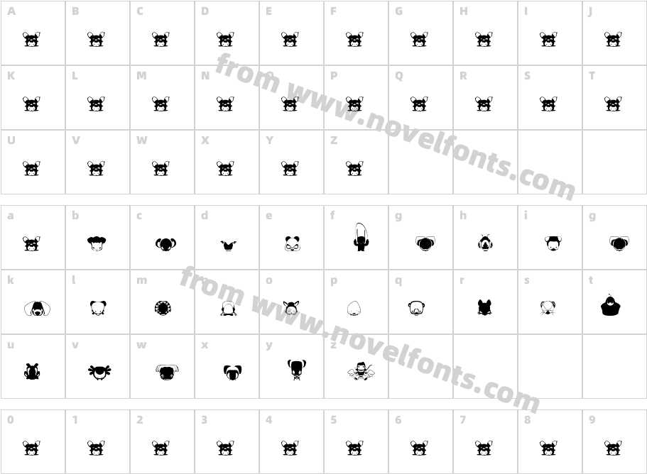 thomasboucherieCharacter Map