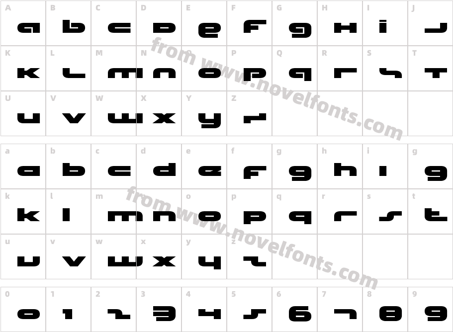 uni sol ExpandedCharacter Map