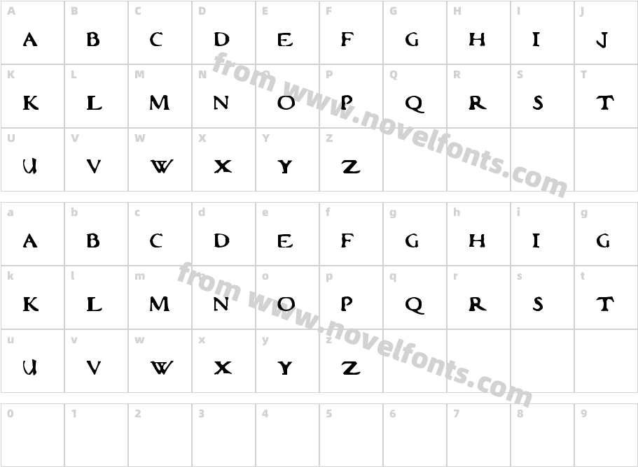 whateverCharacter Map