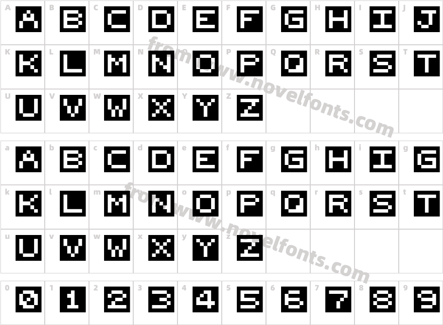 z Term BlockCharacter Map