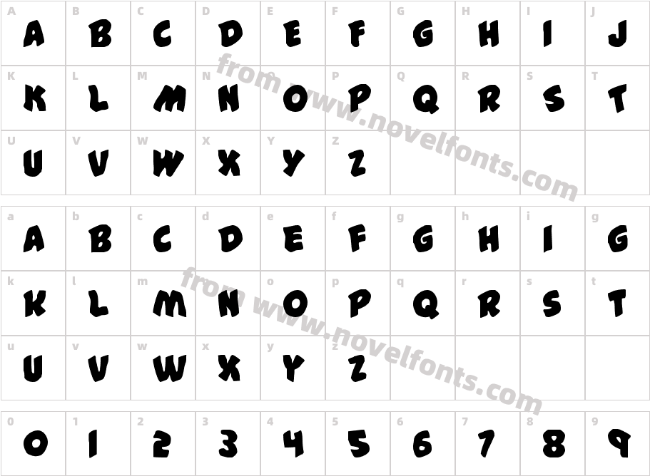 #44 FontCharacter Map