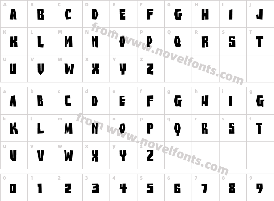 BuzzSaw AOECharacter Map