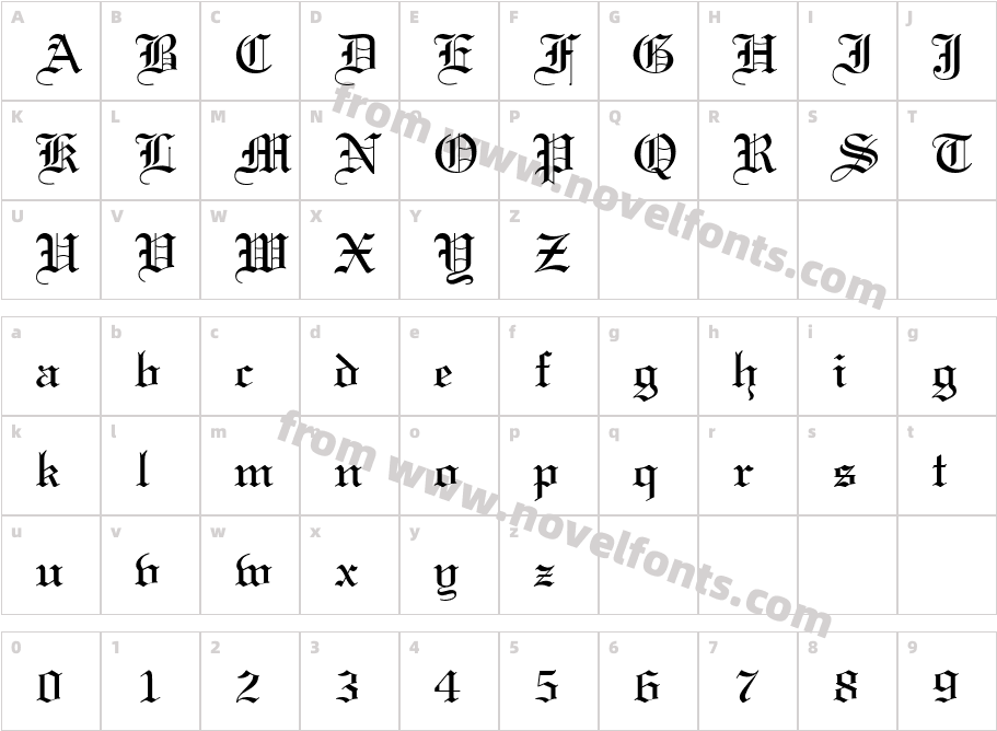 .VnLincolnCharacter Map