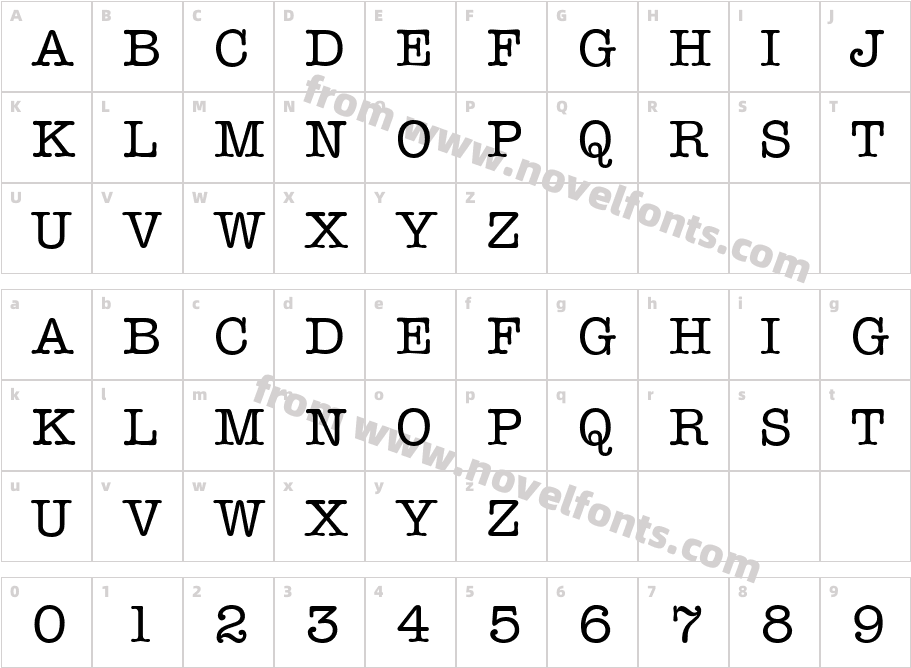 .VnMemorandumHCharacter Map