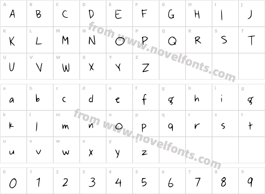 ByMyHandCharacter Map