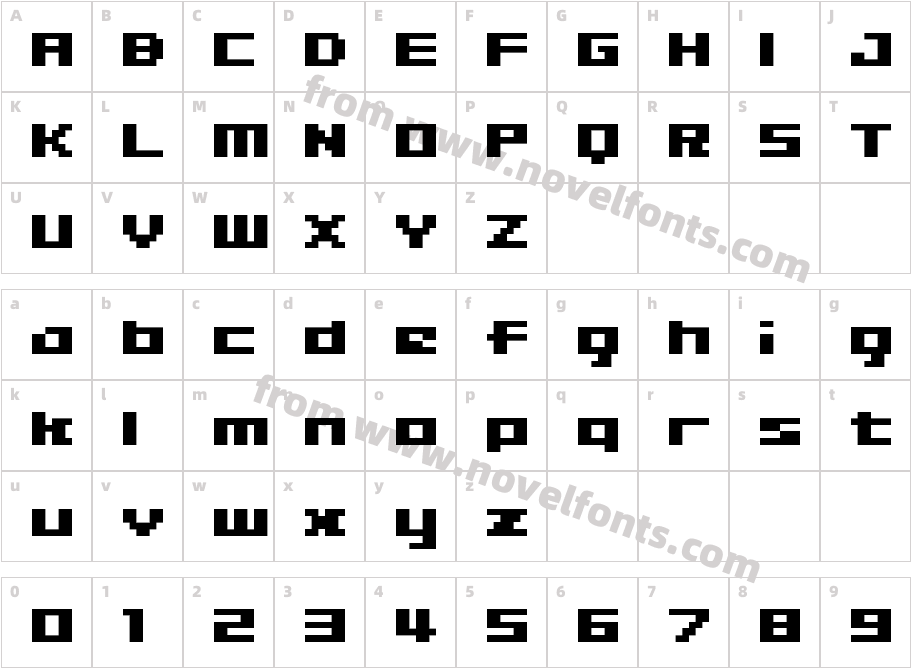 04b09Character Map