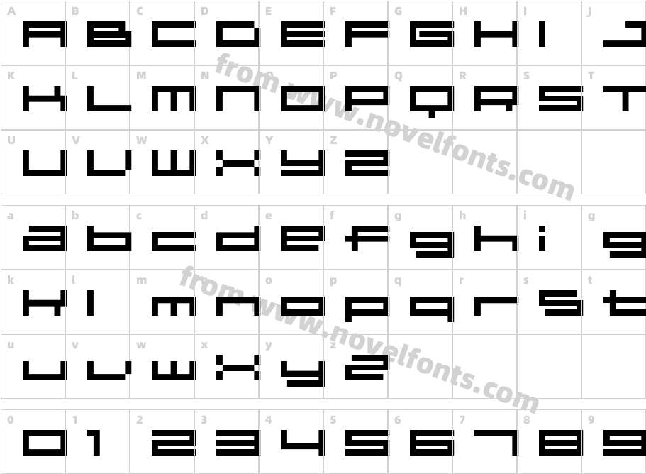 04b31Character Map