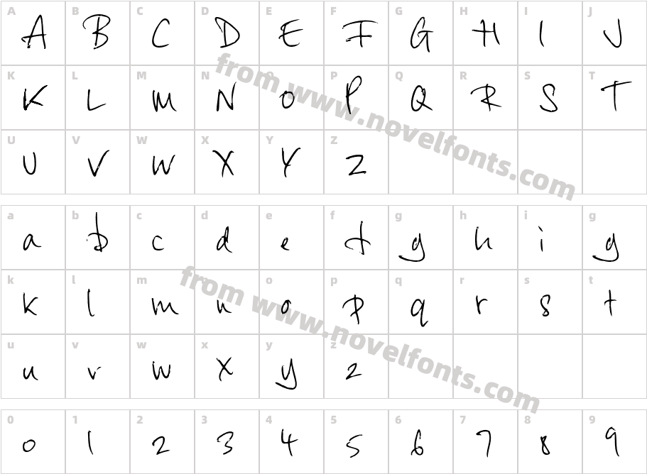 ByrowCharacter Map