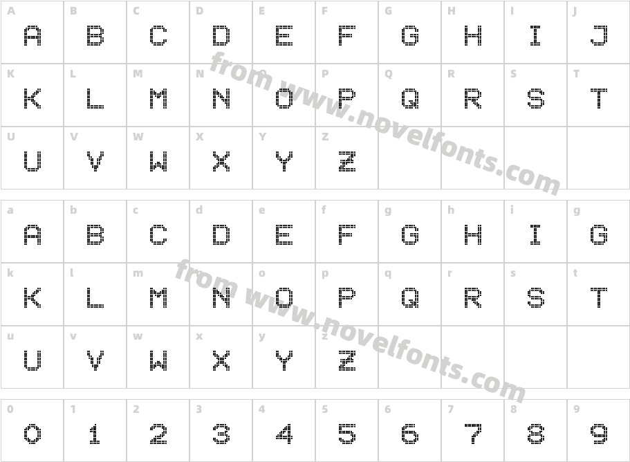 10mal12LampenCharacter Map