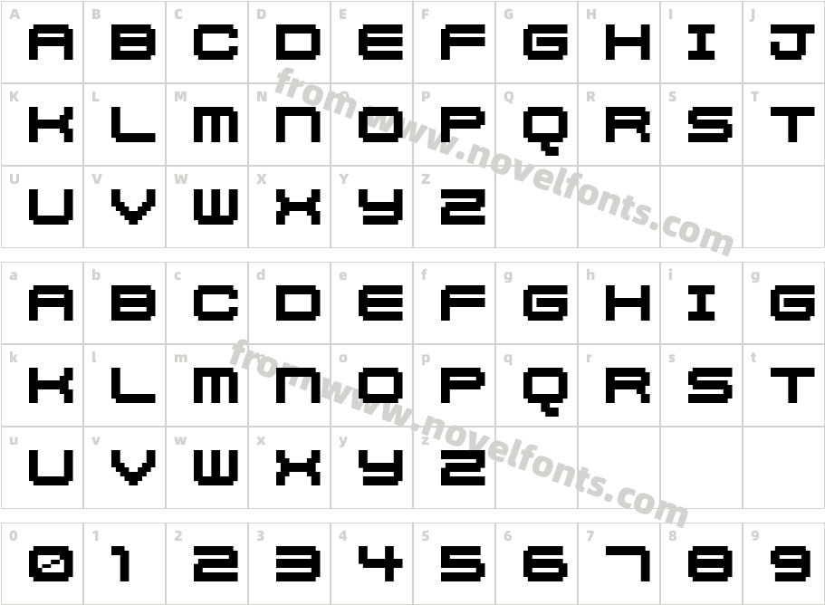 11px2busCharacter Map