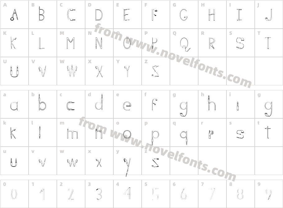 C - FONECharacter Map