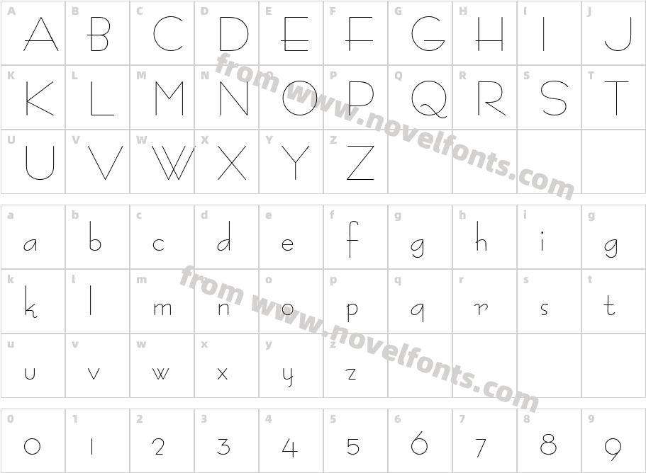 128-CAI978Character Map