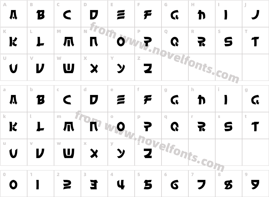 137-CAI978Character Map