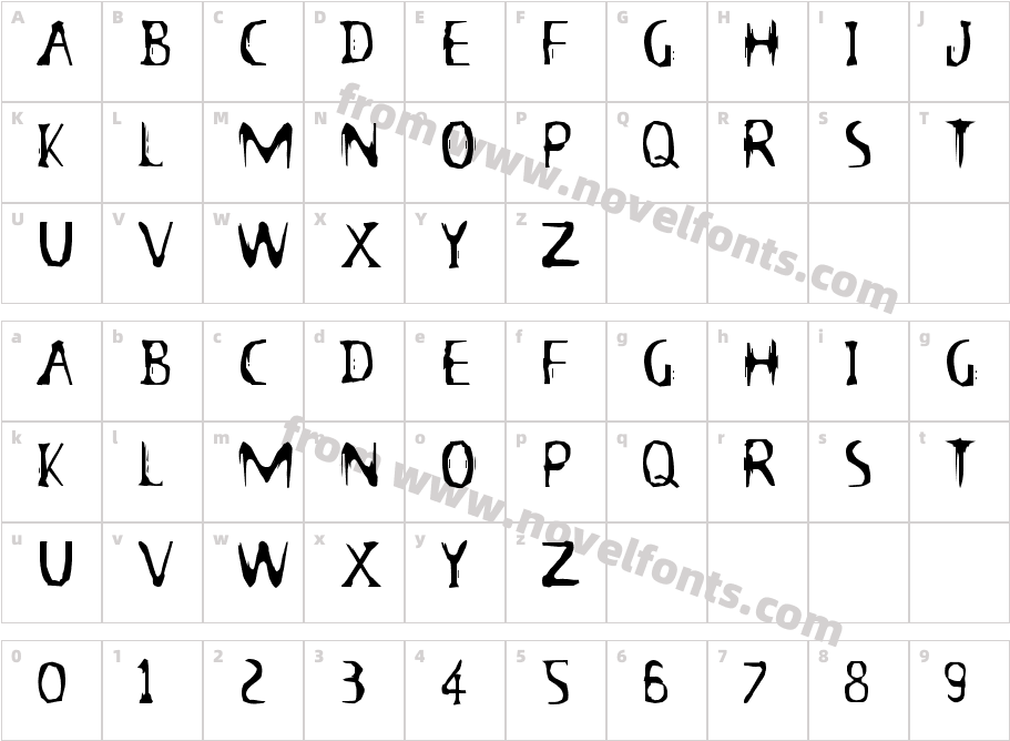 13th Ghostwrite JRZCharacter Map