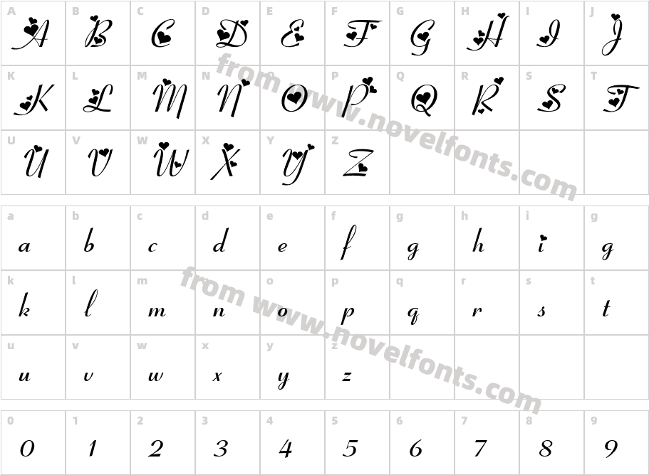 163-CAI978Character Map