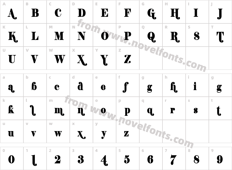 175-CAI978Character Map