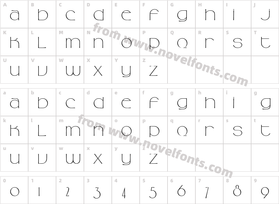 182-CAI978Character Map