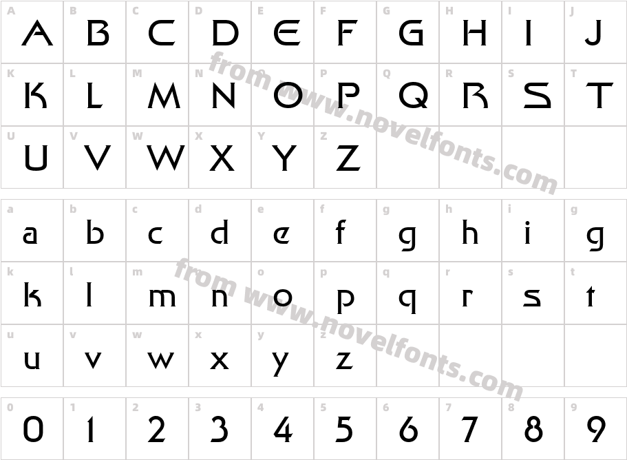 214-CAI978Character Map