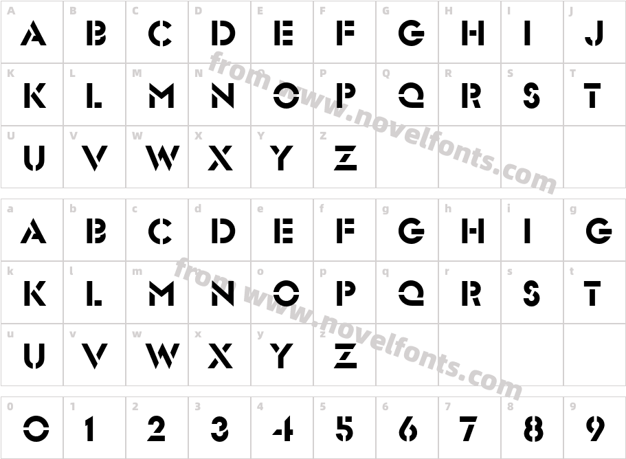 225-CAI978Character Map