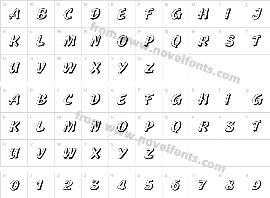 233-CAI978Character Map