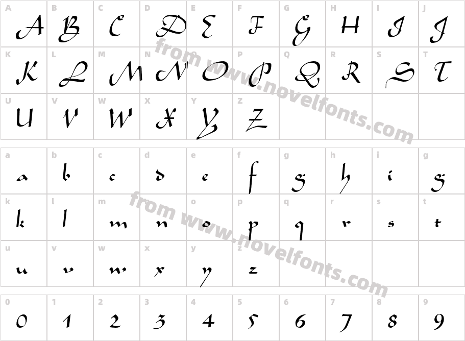 235-CAI978Character Map