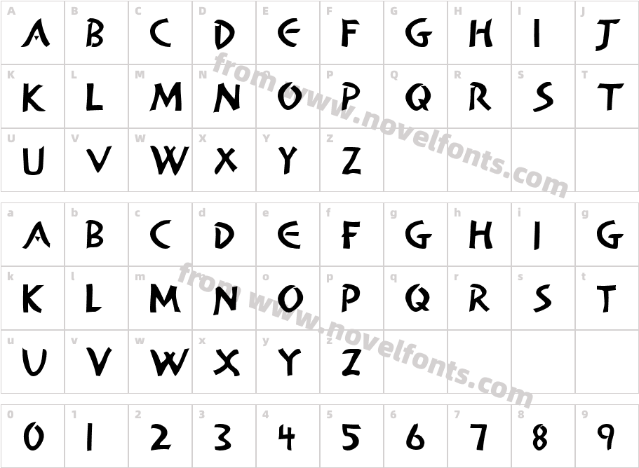 236-CAI978Character Map