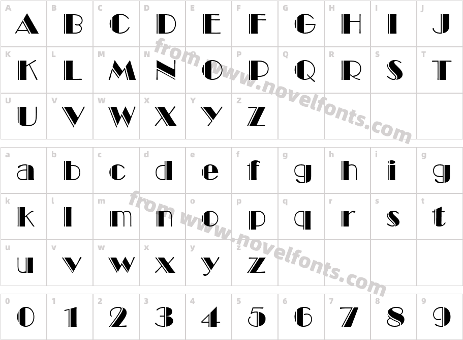 243-CAI978Character Map