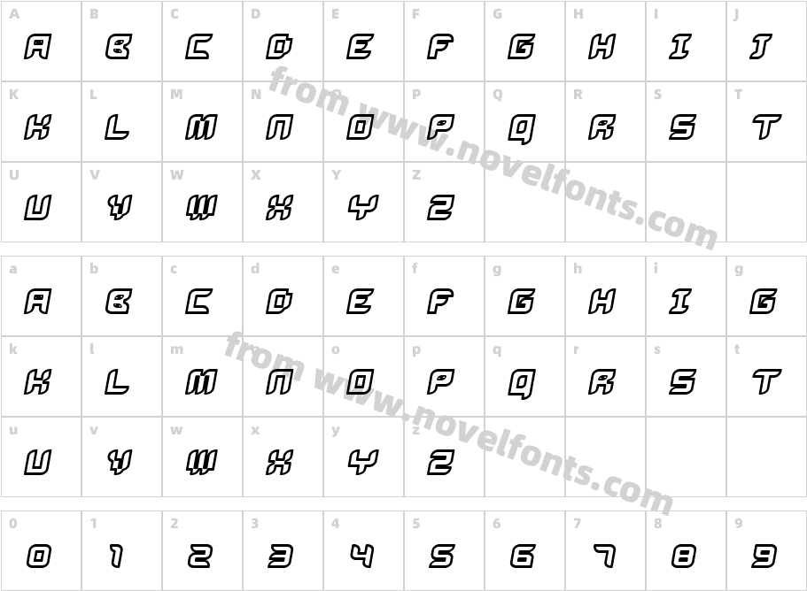 246-CAI978Character Map