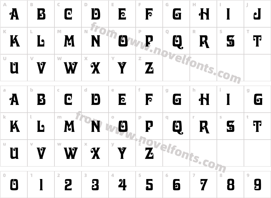 254-CAI978Character Map