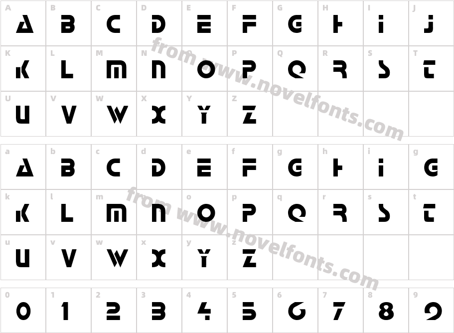 265-CAI978Character Map