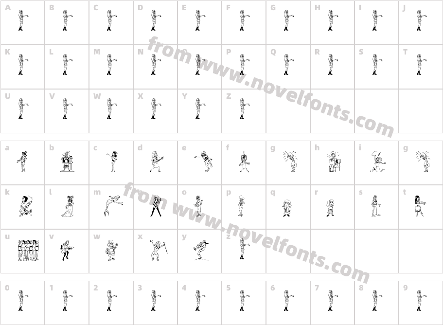 26WOMANCharacter Map