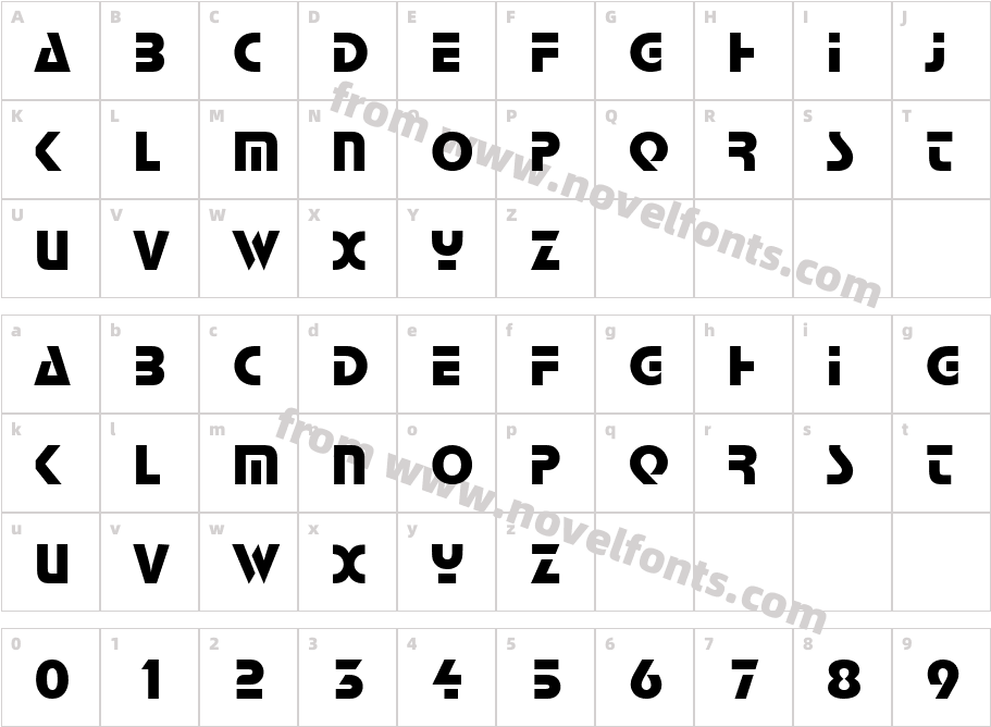 278-CAI978Character Map