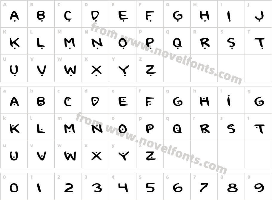 2Toon2 ExpandedCharacter Map