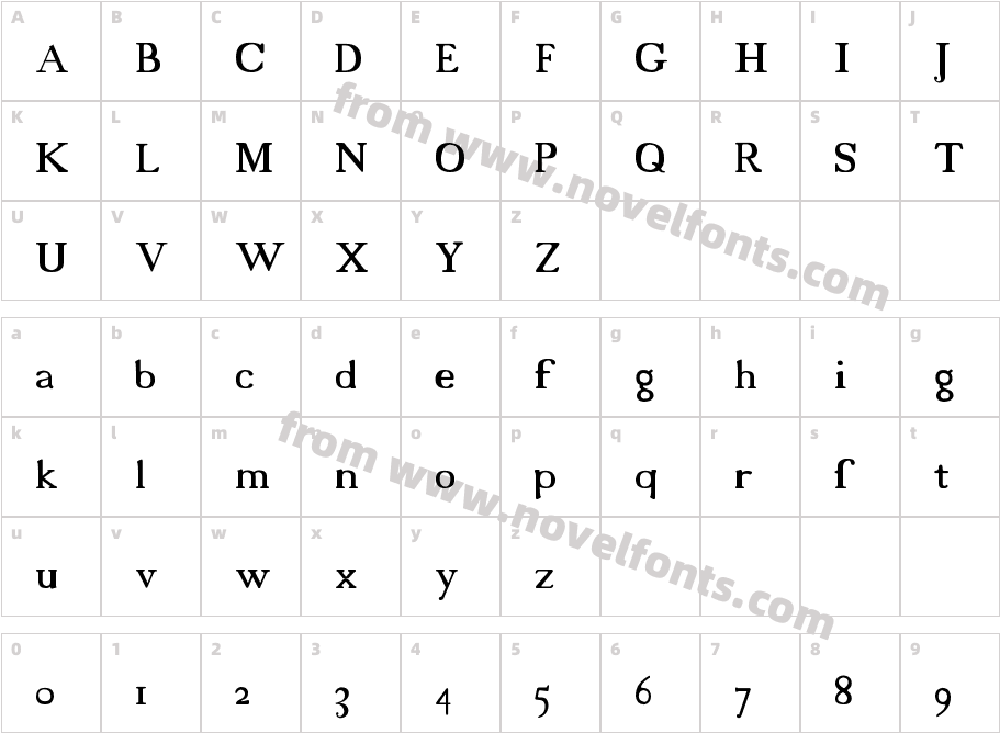 317-CAI978Character Map