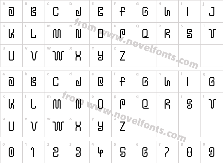 323-CAI978Character Map