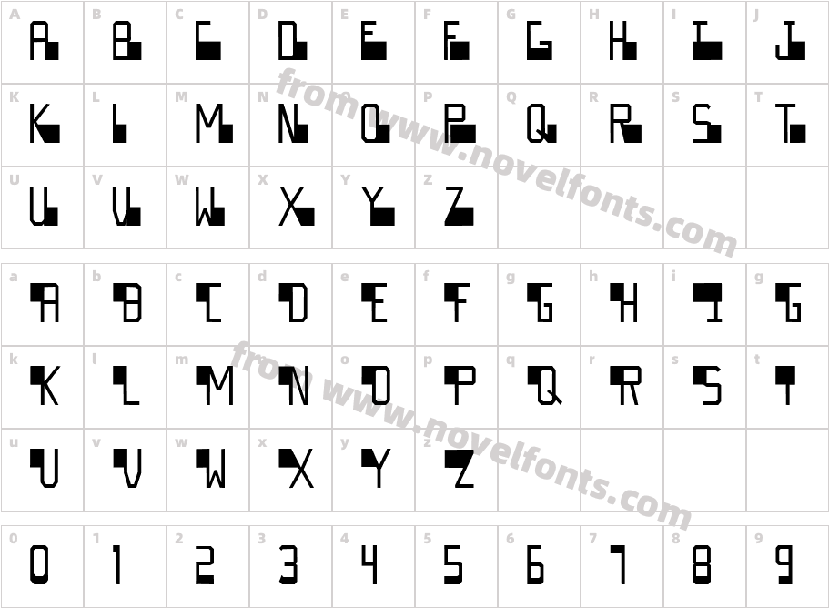 336-CAI978Character Map